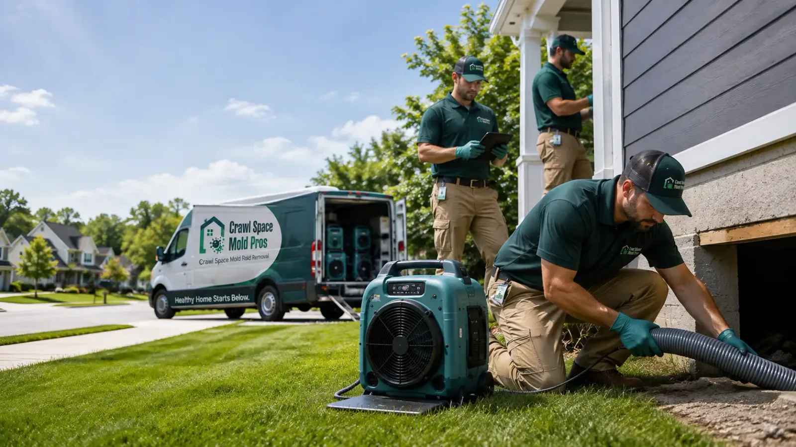 Crawl Space Mold Removal in Osmond, NE